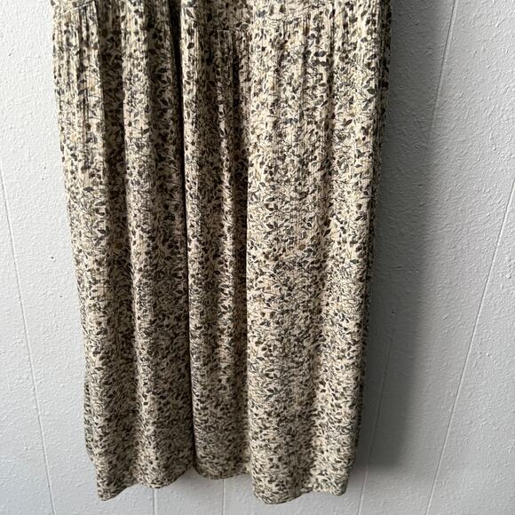 Carly Jean Babydoll Dress Womens Medium Floral Midi Dark Forest Fairy Boho Beach - Picture 10 of 15